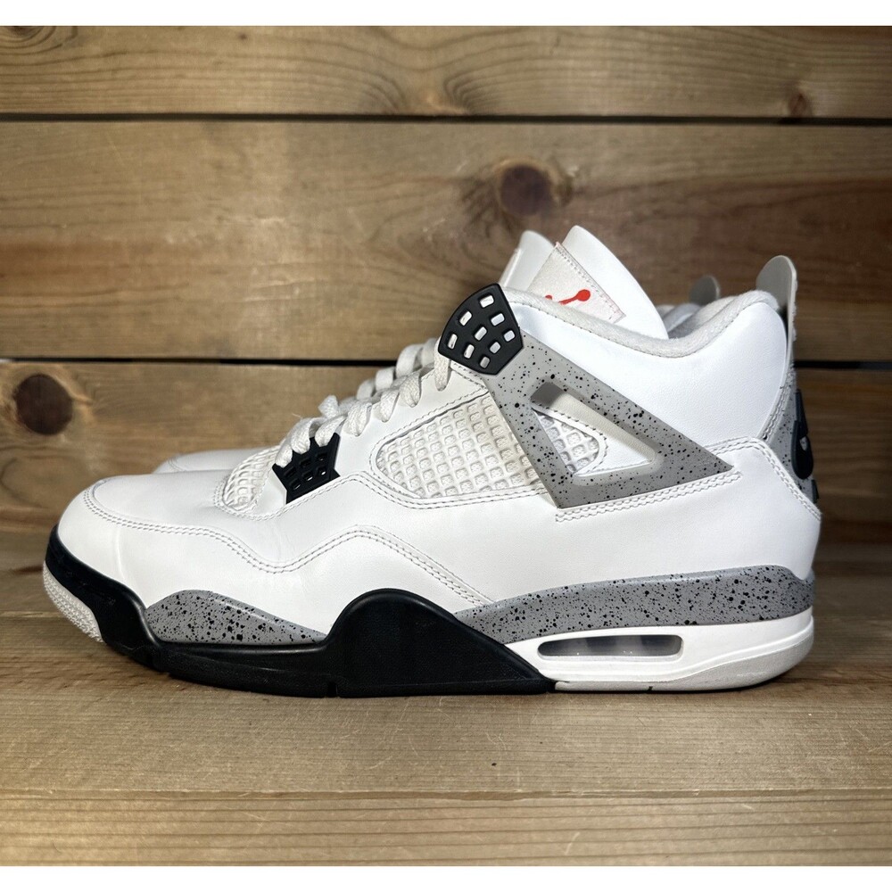 Size 11 Nike Air Jordan 4 Retro 2025 White Cement B-Grade Nike Refurb FV5029-100